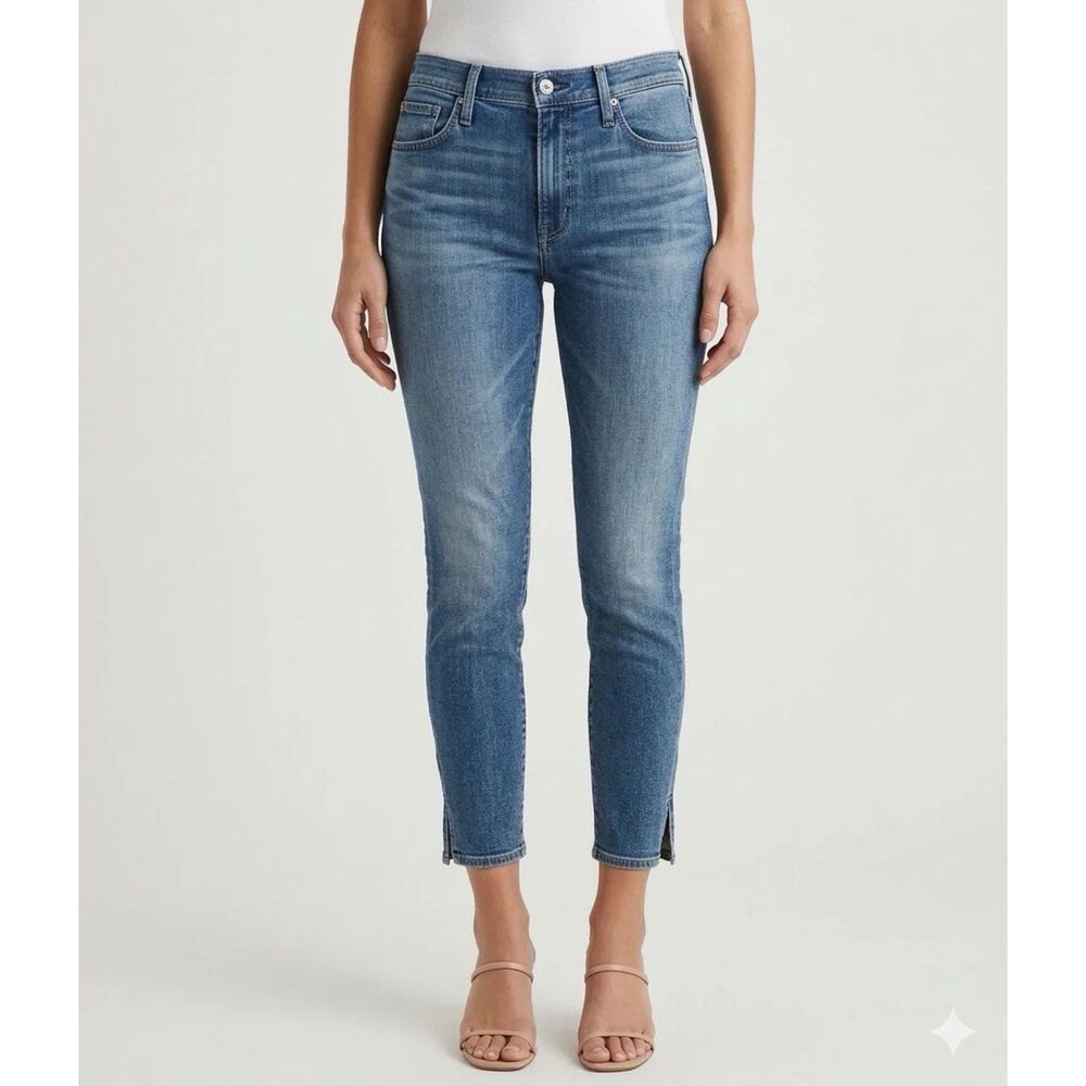 Adriano Goldschmied Jeans Womens Sz 32 ANTHROPOLOGIE High Rise Stevie Ankle